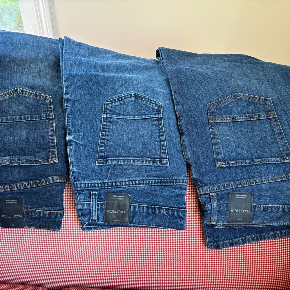 Nautica Blue Denim Jeans - bundle of 3 pairs.